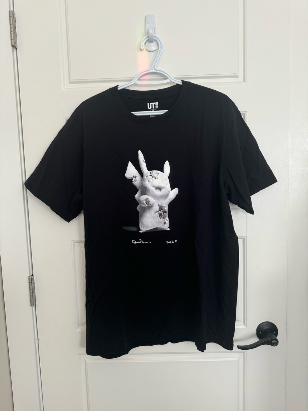 Daniel Arsham X Pokemon X Uniqlo Pikachu T Shirt Black Size XL